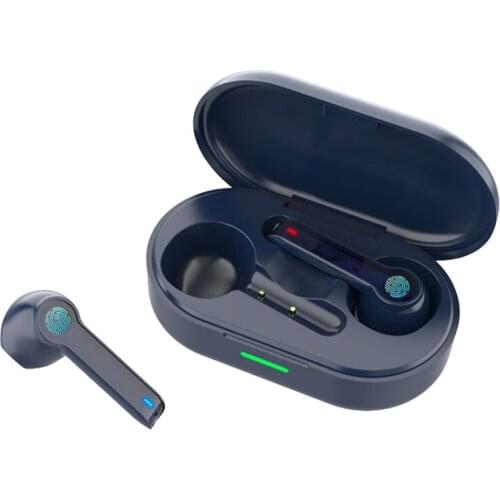TWS Wireless Earbuds Bluetooth Hifi 5.0 Earphone Sport Earpiece Headset with Mic 12H Continuous Time
