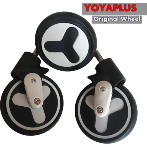 Original Yoyaplus Yoya Plus Stroller Replace wheels Front Wheels Pushchair Back Rubber Wheel Kids Yoya Pram Stroller accessories