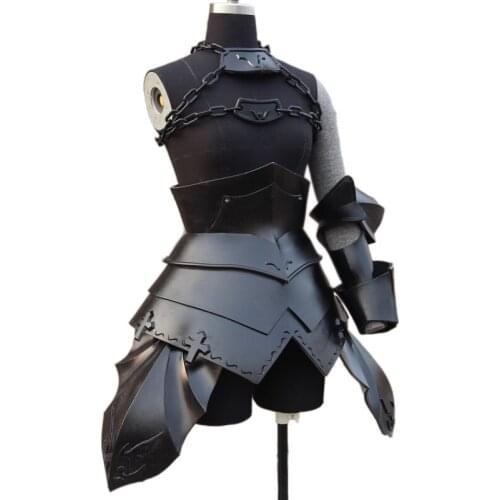 FGO Alter Fate Grand Order Avenger Cosplay Armor Costume Mask Helmet Kyrielight Saber Joan Jeanne D'arc Headwear