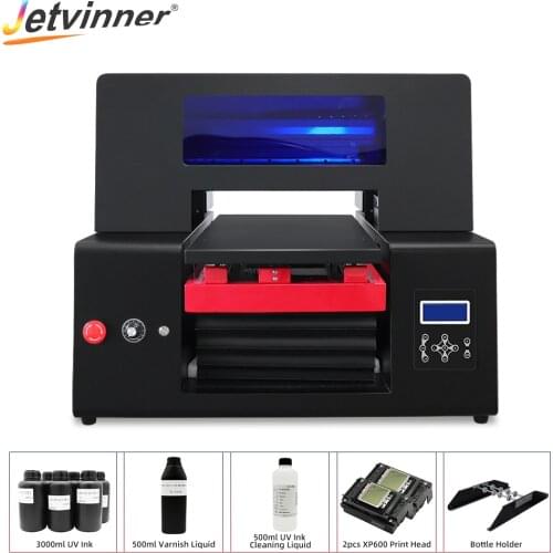 Jetvinner Automatic 12-Color Flatbed UV Printer 3360 A3+ Size Inkjet Printing Machine With Varnish Effect For Phone Case Bottle