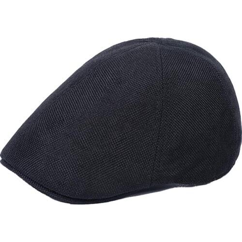 Spring Summer Adjustable Beret Caps Outdoor Sun Breathable Bone Brim Hats Womens Mens Herringbone Solid Flat Berets Cap Hat