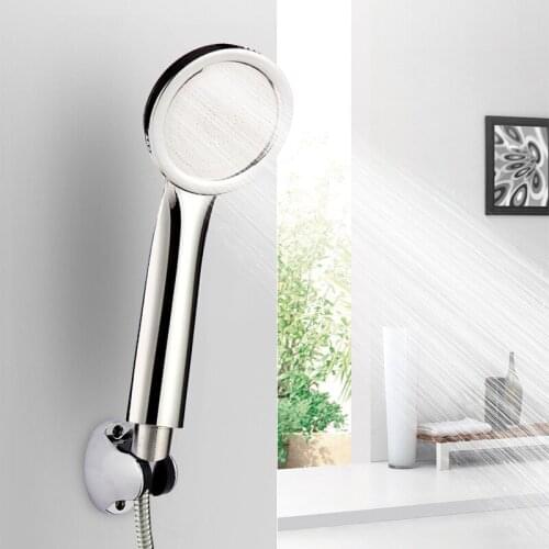 Pressurized Nozzle Shower Head ABS Bathroom Accessories High Pressure Water Saving Rainfall Chrome Shower HeadBathroom equipment