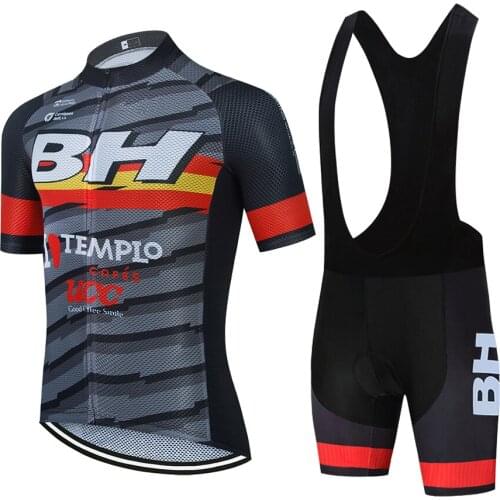 2021 NEW BH CYCLING JERSEY Bike Shorts Set 20D Ropa Ciclismo MEN Summer Quick Dry Pro BICYCLING Maillot Pants Clothing