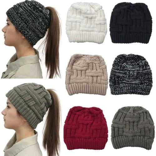 New Adult Womens Hats Wool Knitted Caps Autumn Winter Warm Brand Skullcap Female Cap Skullies Beanies Casual Braid Hat