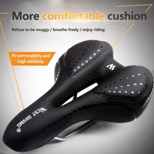Seat Bicycle Cushion For Mountain Bike Soft Thicken Comfortable Saddles