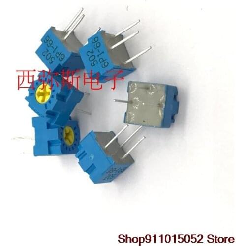 10 PCS 100% original Japan TOCOS lap precision adjustable resistance potentiometer GF063P1 - B502K 5 k