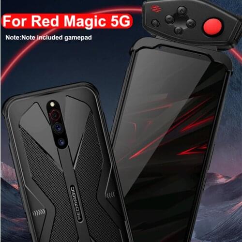 Shockproof Protective TPU soft phone Cases for ZTE Nubia Red Magic 5G Case Heat Dissipation Cover Support Gamepad RedMagic 5G