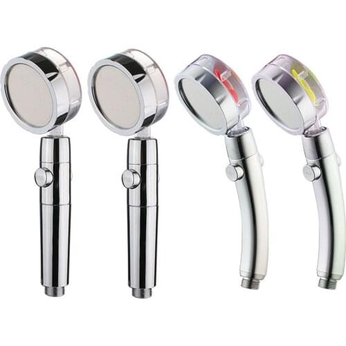 Hot！High Pressure Saving Spray Shower Head 360 Rotated Water Saving Hand Spray Luxury Bathroom Pressurized Massage Shower Head