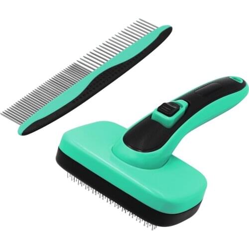 Pet Automatic Hair Removal Brushes Open Knot Needle Combs Telescopic Sticky Bead Cleaning Supplies For Large Medium Dogs Cats