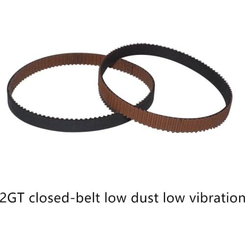 3D printer belt GT2 closed loop dust low vibration rubber 2GT timing 92 110Length 92mm 110mm
