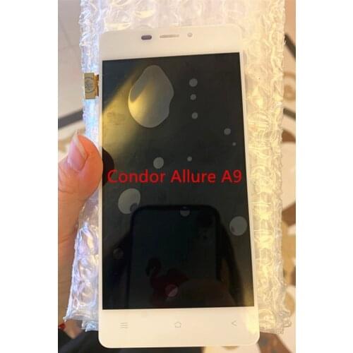 AAA quality For Condor Allure A9 LCD Display With Touch Screen Digitizer Assembly Replacement Parts for condor A9
