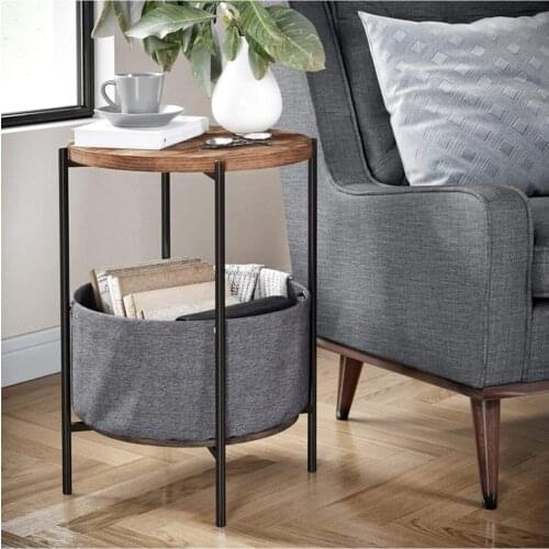 Coffee table Wide Bag Bookcase Flower Bed Metal Atlantik pine