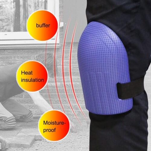 1 Pair Soft Foam Kneepads with Lightweight Waterproof Flexible EVA Foam Padding Protective Sport Work Gardening Builder Knee Pad