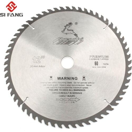 12"305mm Inch Wood or Aluminum Cutting 40T 60T 80T 100T Teeth Saw Blade TCT Circular Saw Blade
