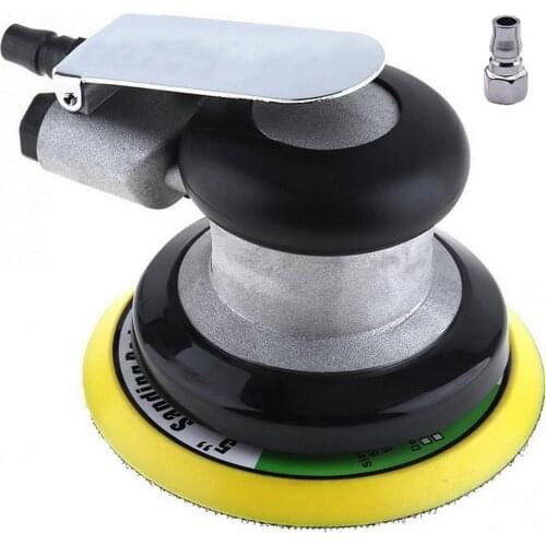 5 Inch Impulse Pneumatic Sandpaper Random Orbital Air Sander Polished Grinding Machine Hand Tools