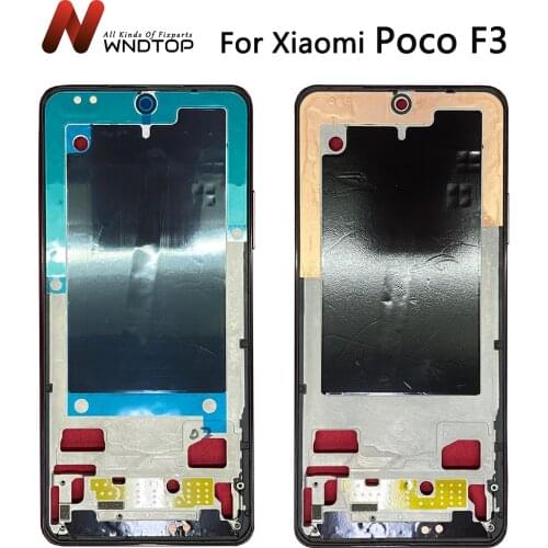 6.67"For Xiaomi Poco F3 Middle Frame Front Bezel Frame Faceplate Housing Case M2012K11AG Middle Frame Replacement Parts