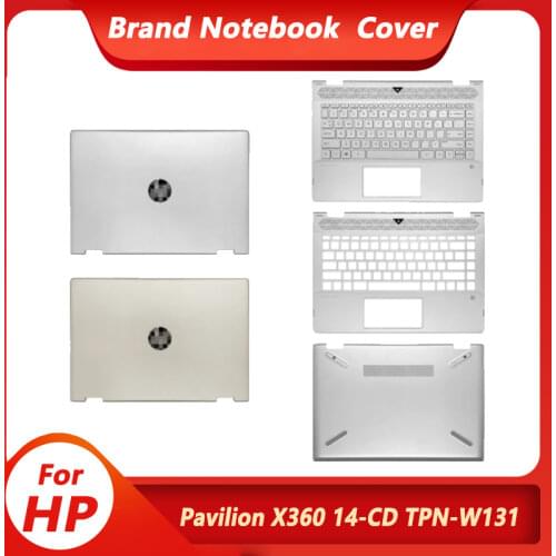 NEW Top Case For HP Pavilion X360 14-CD 14-CD005NS Laptop LCD Back Cover/Palmrest/Bottom Cover L22289-001 L22250-001 Non Touch