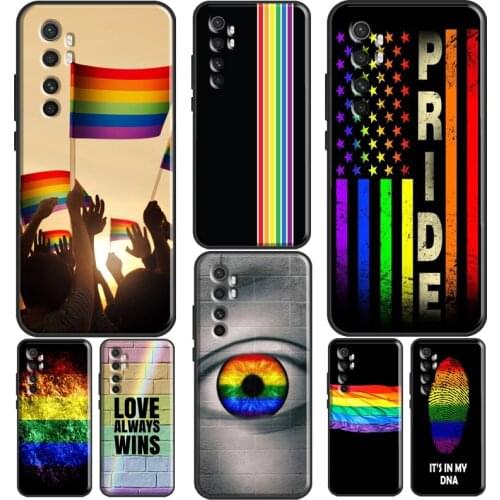 Gay Pride Flag LGBT Funda For POCO X3 Pro F3 M3 Case For Xiaomi Mi 11 Ultra Mi Note 10 Lite 9T 10T Pro Cover
