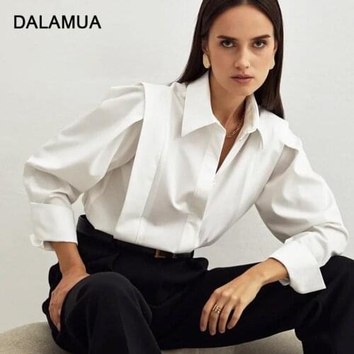 DALAMUA Black Blouses