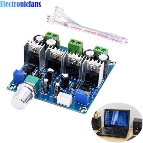 DC 24V Dual Channel Stereo Power Amplifier Module XH-A851 15W+15W Mini Analog Audio Conveter Sound Amplificador 15Wx2
