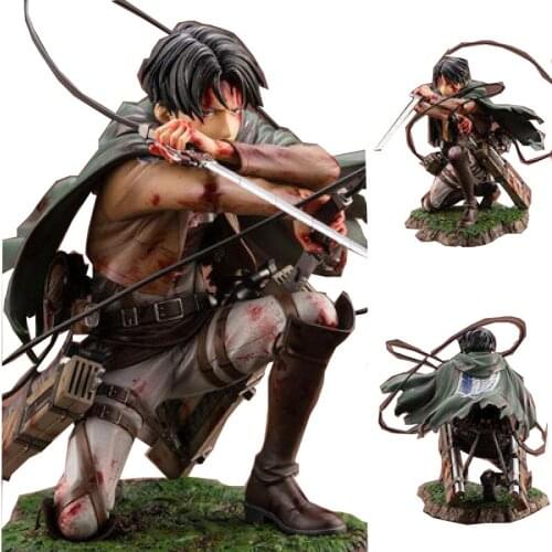 Rival Ackerman Attack on Titan Figure Rival Ackerman PVC Action Figure Rivaille Collection Model Toys Gift 18cm