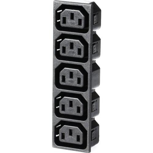 LZ-F-5L Quintet female iec socket power strip multiple socket,AC OUTLET TYPES,Power Socket C13 female