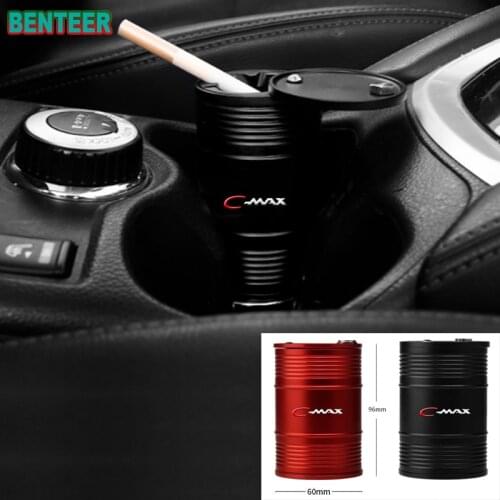 Metal Car Ashtray Sticker For Ford Cmax C-max Car Accessories