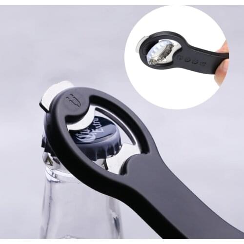 Bottle Opener with Magnetic Cap 2 in 1 Catcher Attached to Refrigerator for Easy Storage Beer Opener by KITCHENDAO