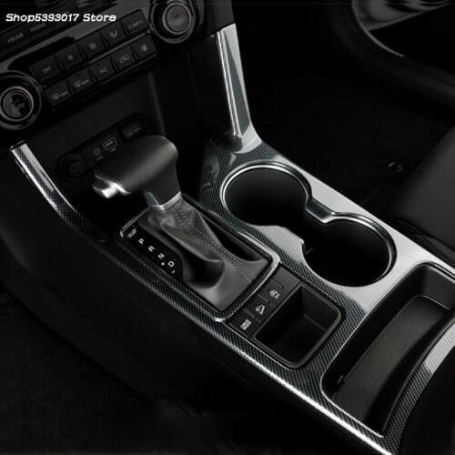 Front water cup holder The Central Gear Panel Control Panel decal Sticker For Kia Sportage QL 2016 2017 2018 2019 2020 2021