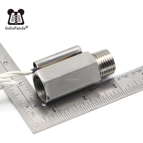 1/2" 110v 220V Liquid Water Flow Sensor Switch Male Threaded Ports Metal Shell ZFS-03S