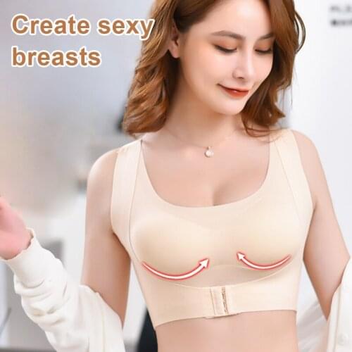 Gather Correction Hunchback Bralette Without Bones Underwire Womens Comfortable Underwear Tube Top For Women TT@88