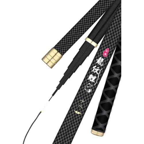 2.7M-10M Carbon Fiber Carp Fishing Rod Hand Pole Portable Fishing Rod Freshwater Rod Stick With Accessory And Spare Tip A391