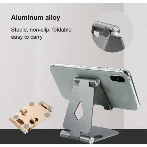 YuBeter Aluminum Alloy Tablet Bracket Holder Desktop Stand Mount Rotation Mobile Phone Cradle For Ipad Samsung Xiaomi Huawei