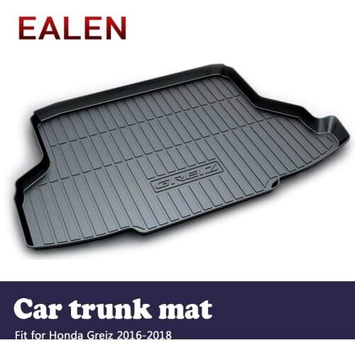EALEN For Honda Greiz 2016 2017 2018 Styling Boot Tray Waterproof carpet Anti-slip mat Accessories 1Set Car Cargo rear trunk mat