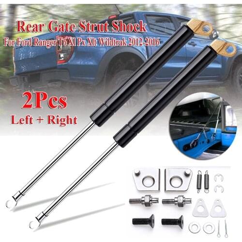 1 Pair Rear Gate Strut Shock Gas Slow Down Left and Right For Ford For Ranger T6 Xl Px Xlt Wildtrak 2012 2013 2014 2015 2016
