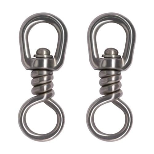 1pcs Single winding ring Fishing Stainless Steel Sea Fishing Hooks Connector Rolling Swivel for Sea Fishing Accessories 5001