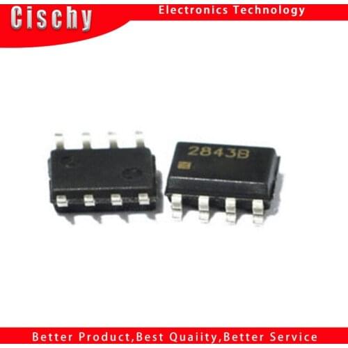 10pcs/lot UC2843BD1R2G UC2843B UC2843 2843B SOP-8 In Stock