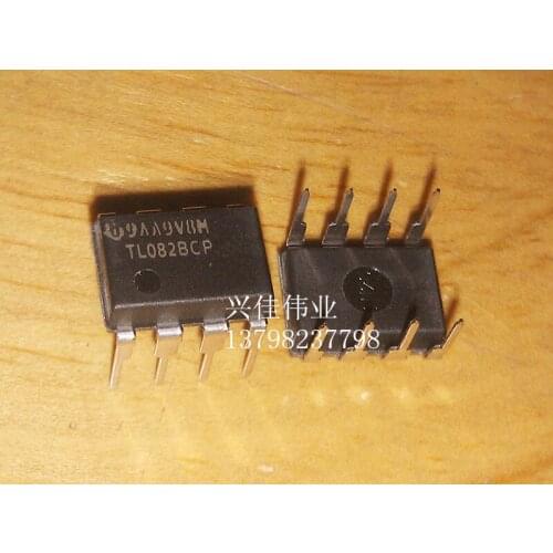 10PCS New original authentic TL082BCP DIP-8 linear meter buffer op amp