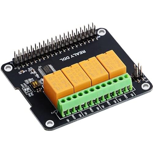 Raspberry Pi 4 Channel Relay HAT Extension Board for Raspberry Pi 4 3 Model B RPI 4B 3B 2B 3 B
