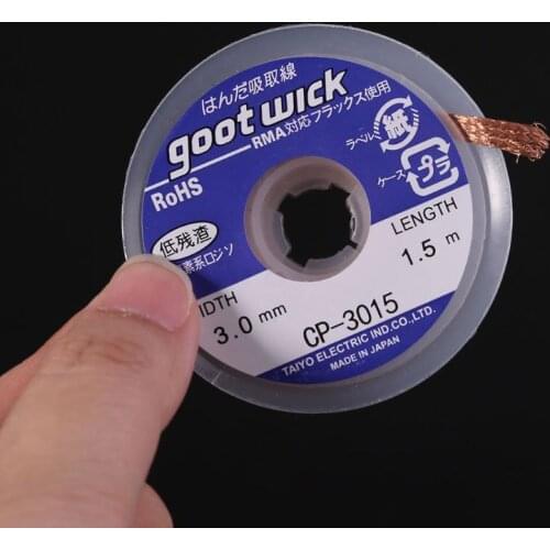 5 ft 3mm New esoldering Braid Solder Remover Wick CP-3015 T5UC