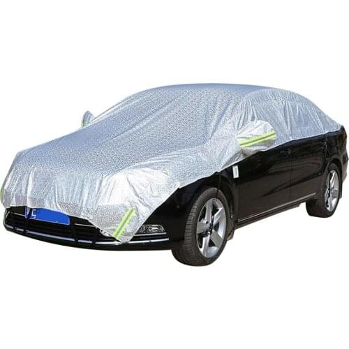 Automobile Sunshade Cover Heat Shielding Aluminum Film Cover Sun Shade Waterproof Protector Cover Car Front Windscreen Cover