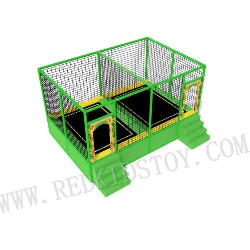 CE Certificated Trampoline for Children With Two Separated Jumping Bed HZ-LG076