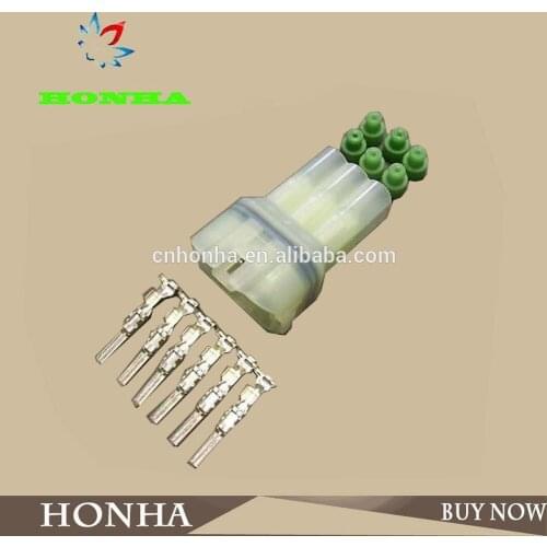 FREE Shipping 6 Pin/Way Male Auto wire harness waterproof Connector Plug Sumitomo 6187-6801