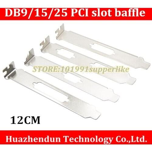 DEBROGLIE 10PCS Full Height serial port Bracket for DB9/ DB15/ DB25 interface Computer Case PCI slot baffle