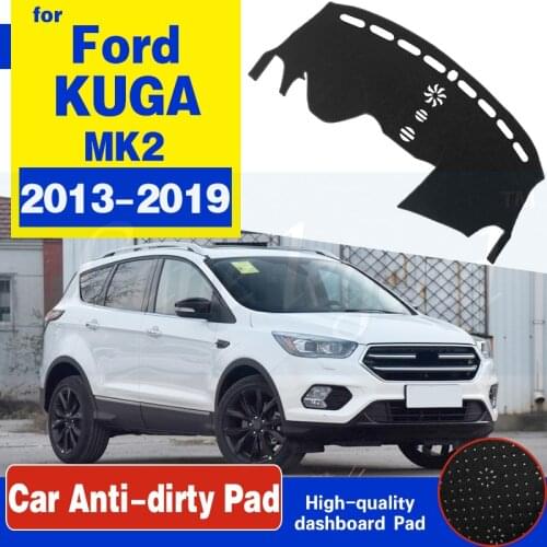 For Ford KUGA 2013 2014 2015 2016 2017 2018 2019 Mk2 Escape Anti-Slip Mat Dashboard Cover Pad Sunshade Dashmat Car Accessories