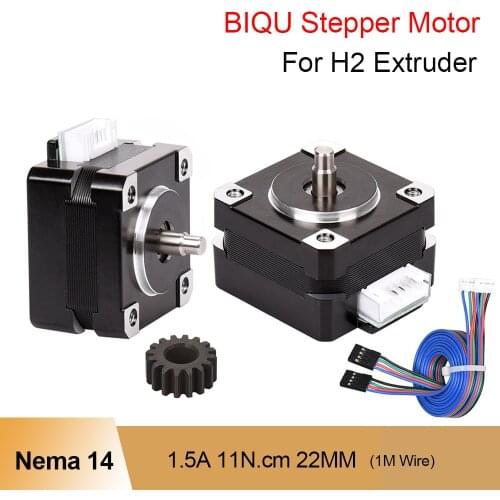 BIQU H2 Extruder Motor Nema 14 Stepper Motor Nema14 Stepper Motor 35 Motor 22MM 1.5A 3D Printer Parts For BIQU B1 Ender 3 V2
