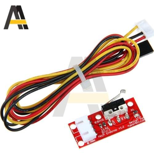 4pcs Endstop Switch for Arduino End stop Limit Switch+ Cable High Quality Mechanical Endstop for 3D Printer RAMPS 1.4