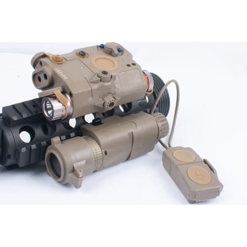 LA-PEQ15 Laser Flashlight M3X Tactical BLOCK Accessory Kit I-style II Battle Laser Indicator Wire Switch Flashlight Set WEX423