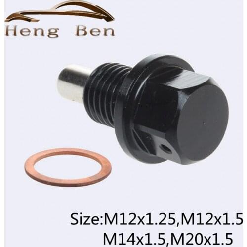 Magnetic Oil Sump Nut Drain Oil Plug Screw Oil Drain Magnetic Oil Plug Nut M12X1.25 M12X1.5 M14 X 1.5 M20X1.5