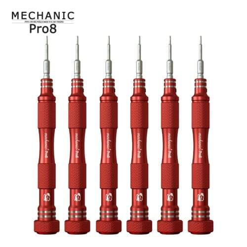 Strong magnetic screwdriver screwdriver MECHANIC PRO8 special hard teardown tool repair Y pentagonal cross T2 screwdriver bit